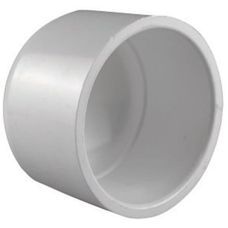 Charlotte Pipe And Foundry Charlotte Pipe & Foundry PVC021162000 4 in. Slip Schedule 40 PVC Cap 47551